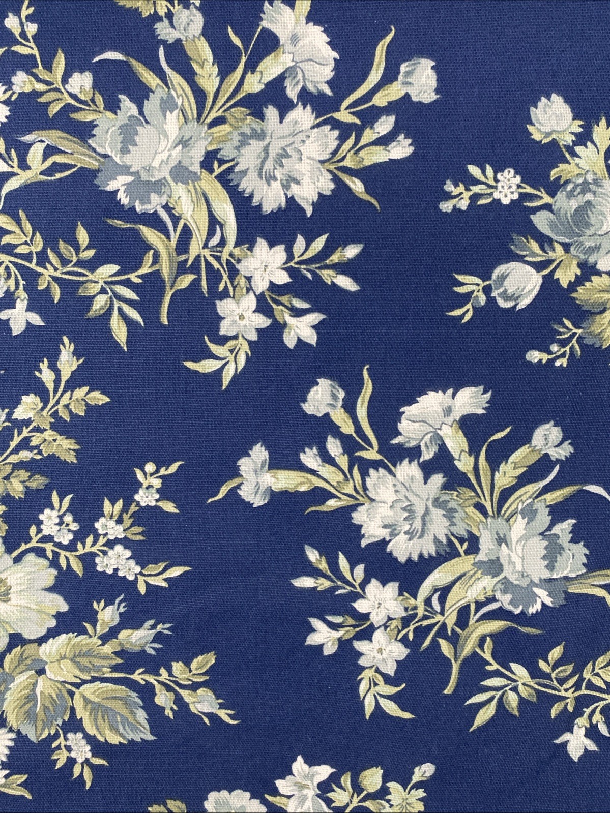 NIP - Ralph Lauren Blue Floral Table Runner 15x72" 100% Cotton