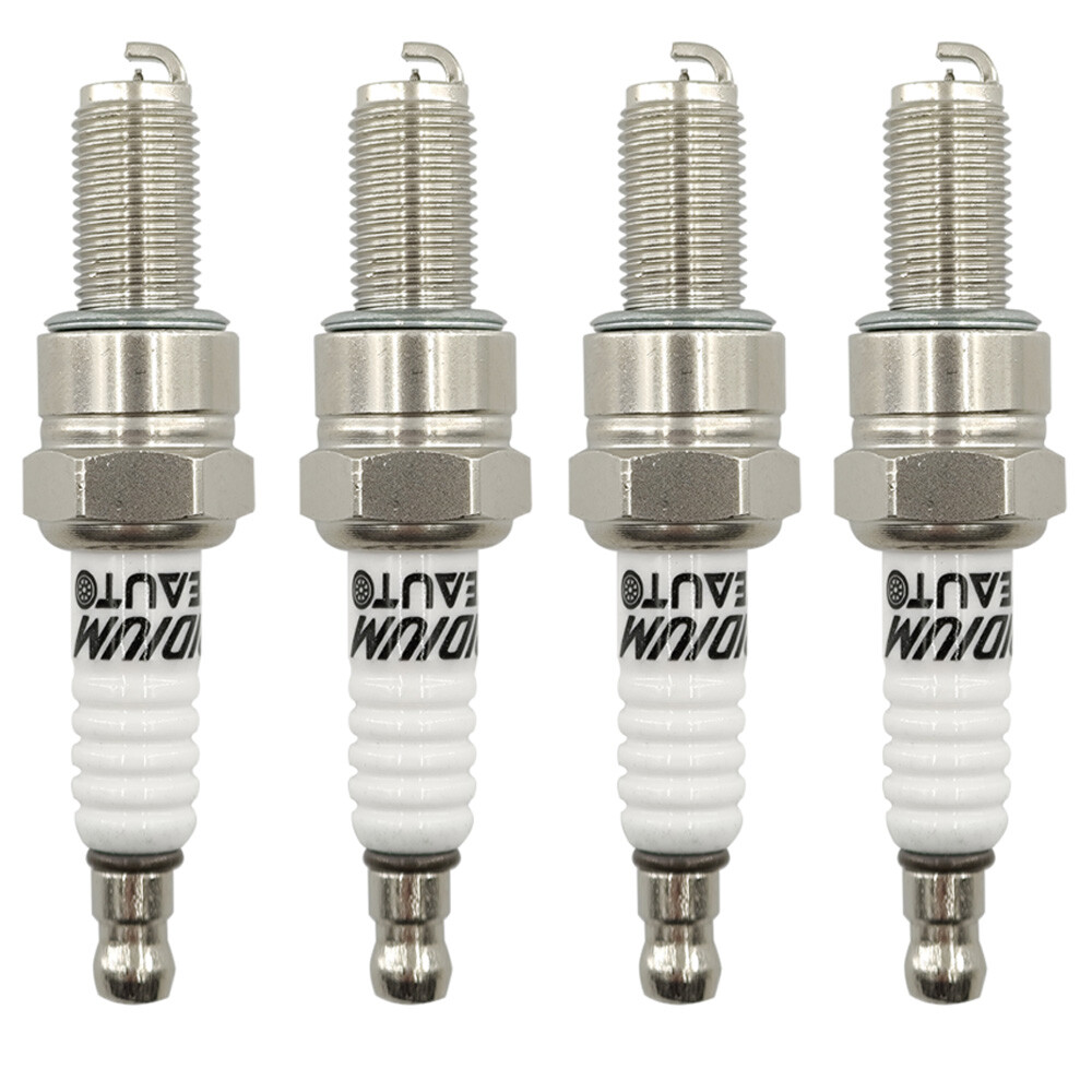 4X Iridium Spark Plugs For Kawasaki Ninja ZX10R Ninja ZX6 Vulcan Suzuki Yamaha