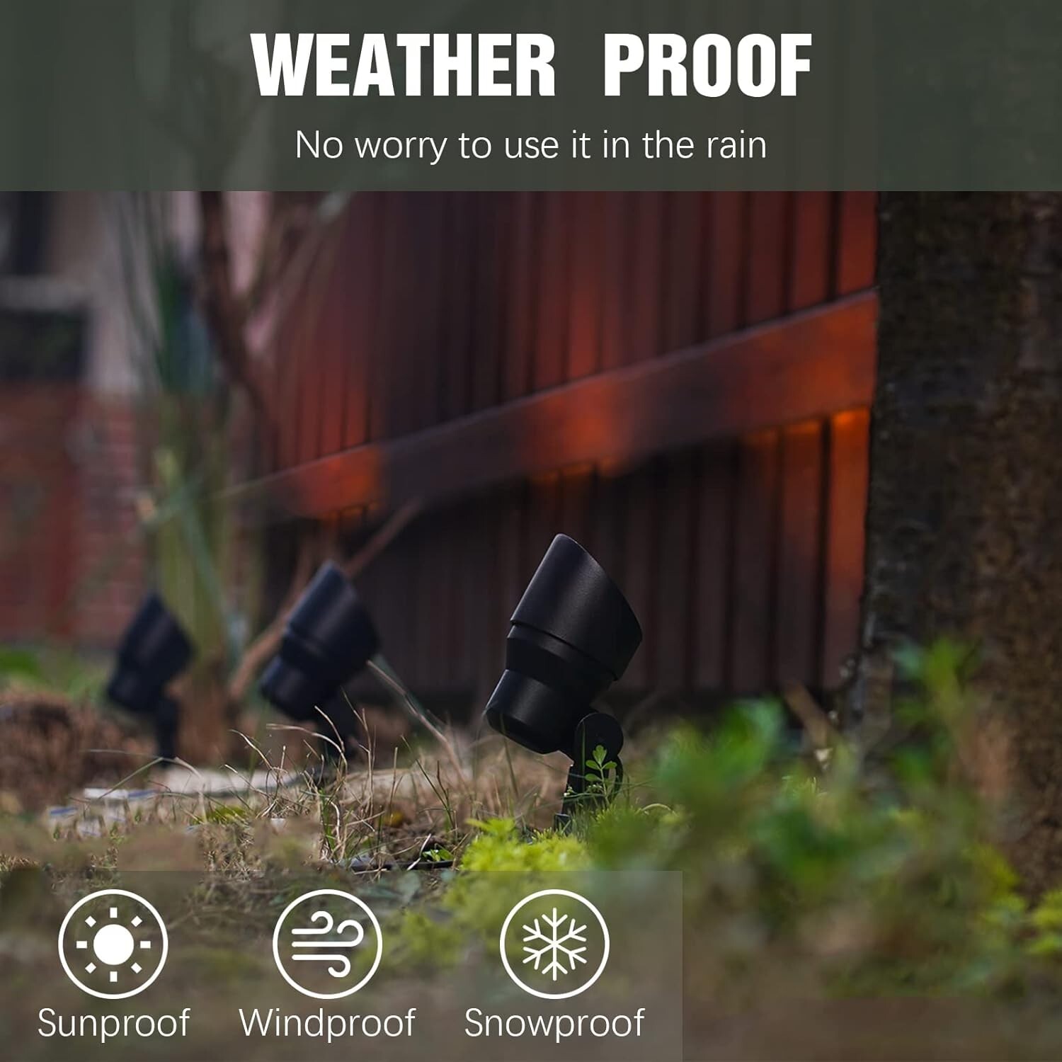 Malibu 9604 20W Landscape Lights Outdoor Floodlight Weatherproof Metal - 4 PACK