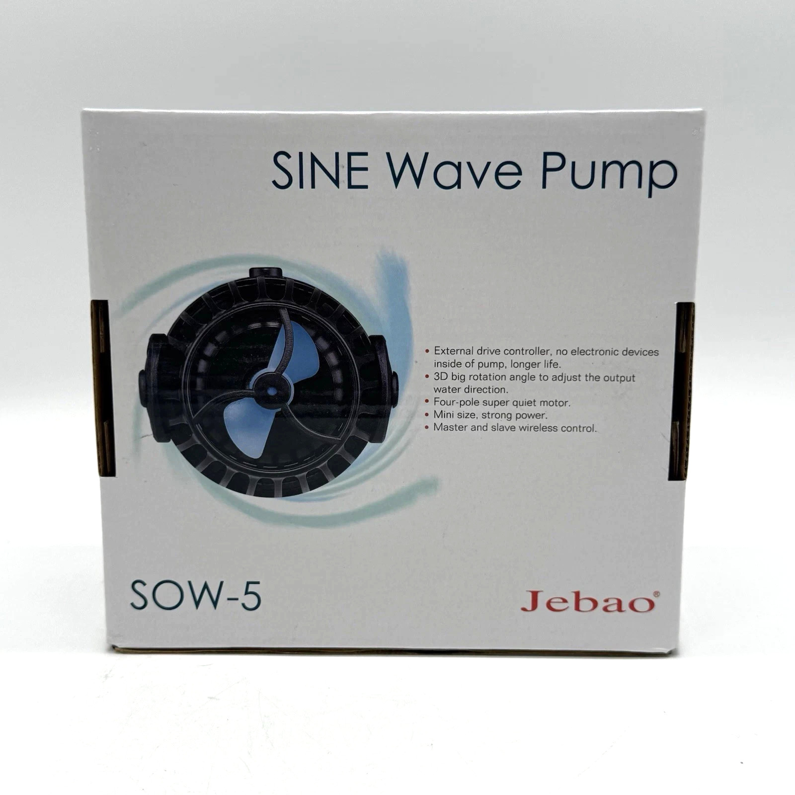 Jebao SOW-5 Sine Wave Aquarium Wave Pump Powerhead – New in Box