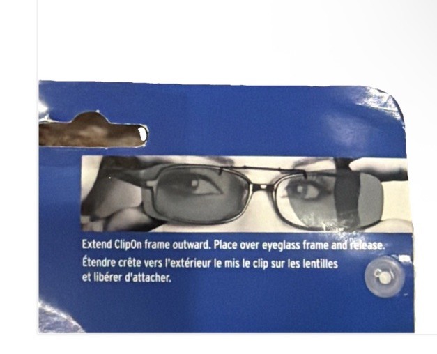 Brand New Foster Grant Solar Shield Polarized Clip On Sunglasses 58 RecG