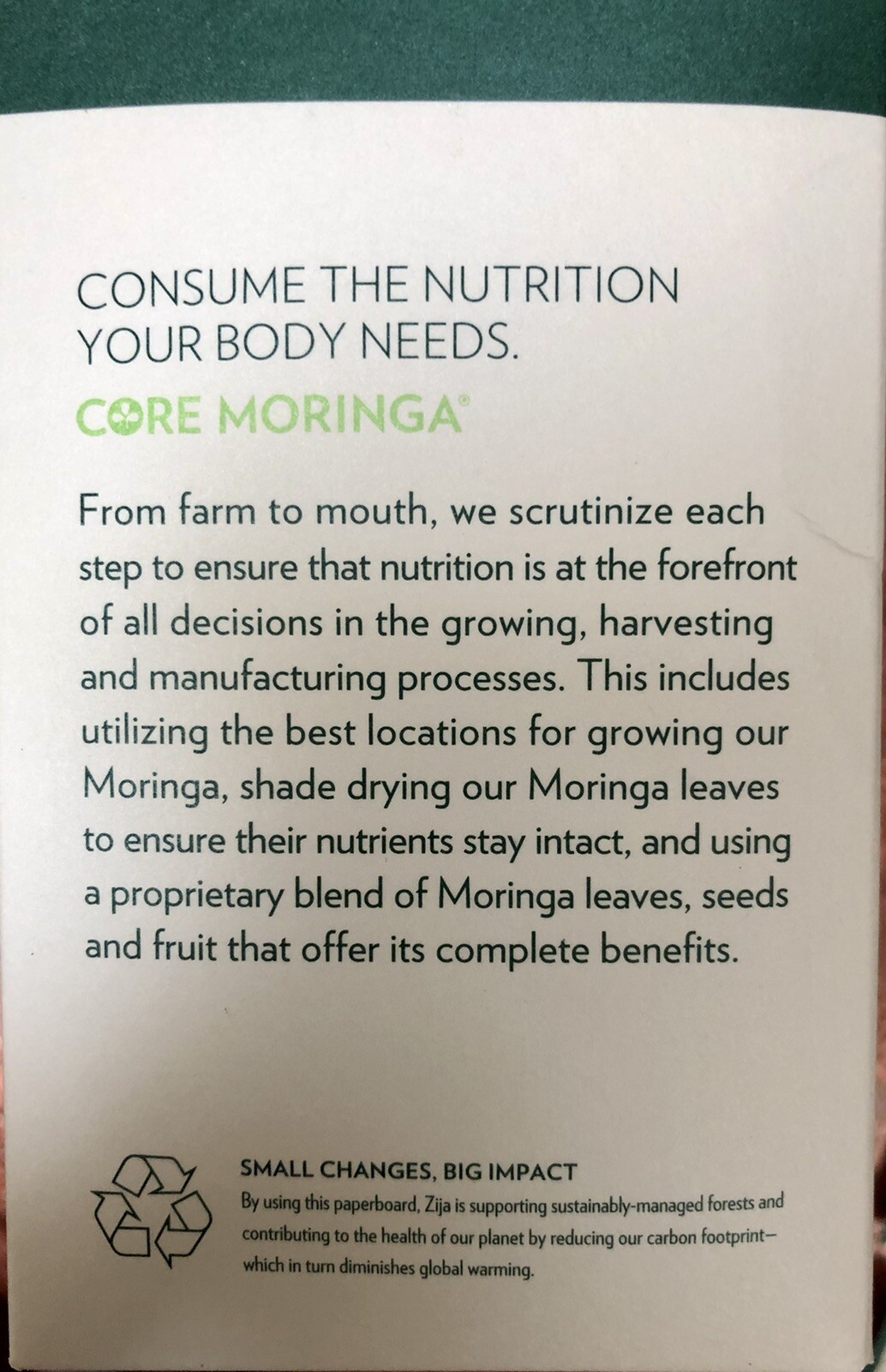 X5 Single Sachets Core Moringa ZIJA XM+ Extreme Energy Nutrition Weight Run Mood