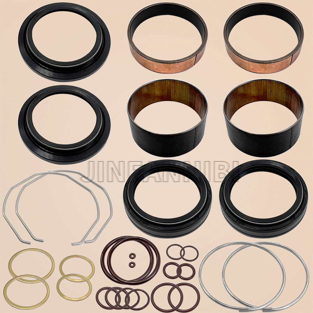 Fork Bushing Dust Oil Seal Rebuild Kit for Yamaha YZ125 YZ250 YZ400 YZ426 YZ450