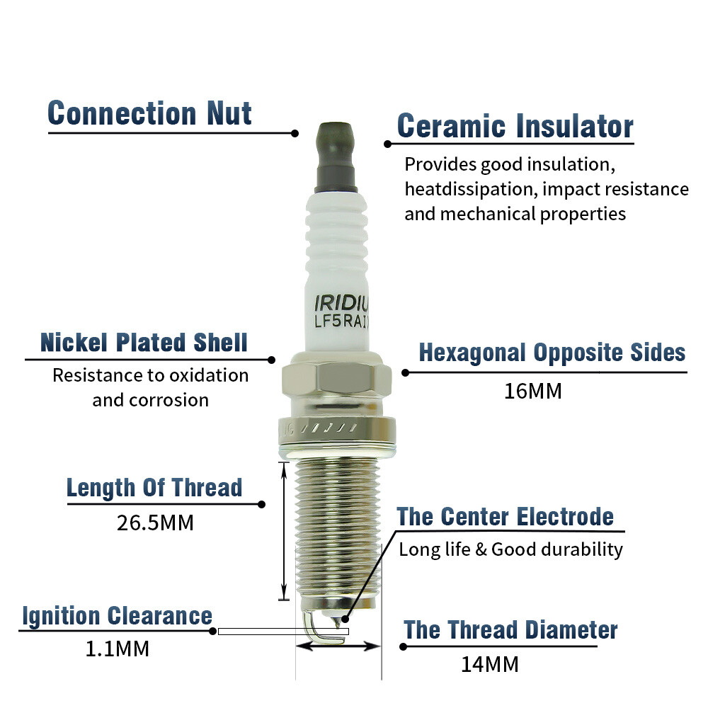 6 Pack Ignition Coil & Iridium Spark Plug For Infiniti M35 G35 I35 FX35 V6 UF349