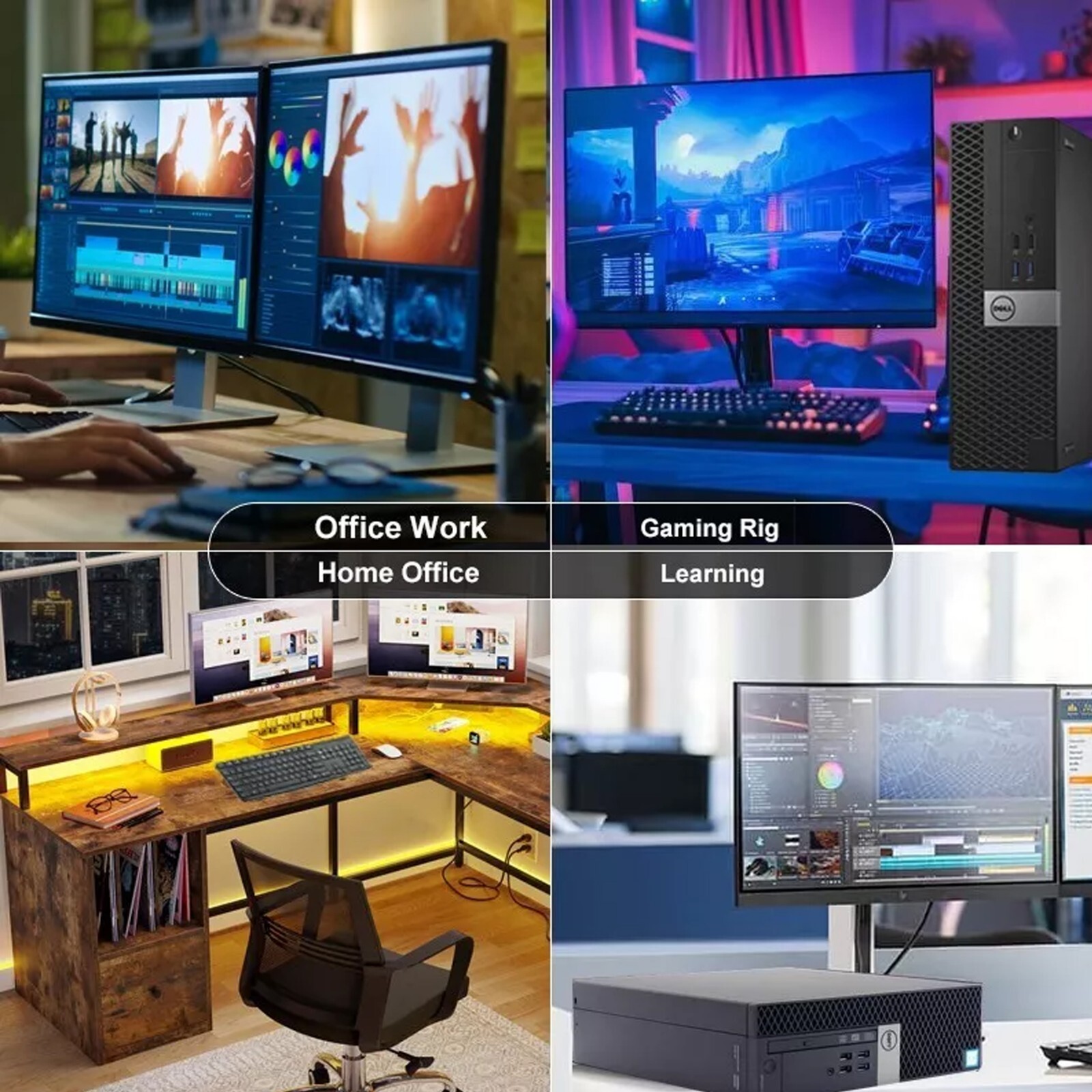 Gaming PC Desktop Computer i7, 32GB RAM Up to 4TB SSD NVIDIA GTX 1660 Super