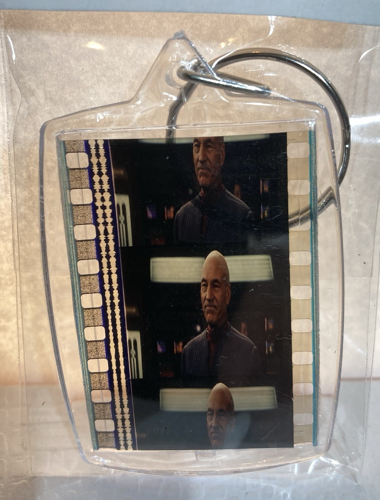 Star Trek First Contact (1996) Authentic 35mm Film Keychain Picard Stocking Gift