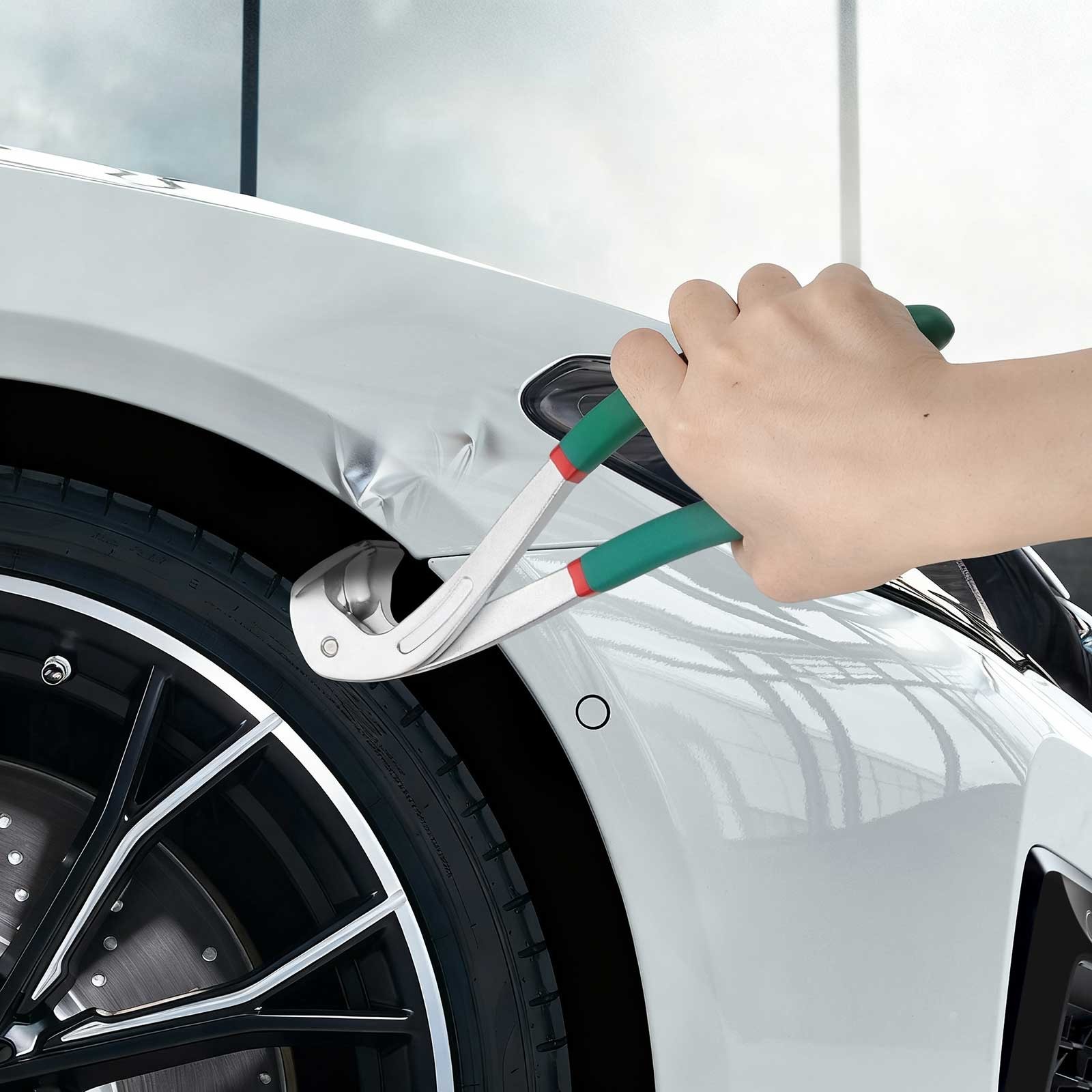 Paintless Dent Repair Pliers Car Door Fender Edge Repair Tool Metal Panel Crimp