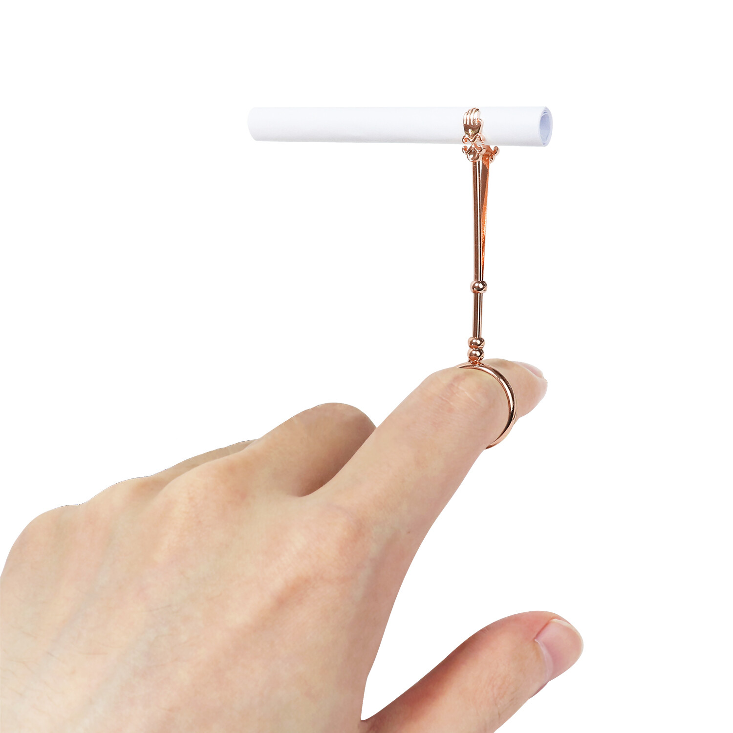 Cigarette Holder Ring Elegant Finger Holder Ring for Lady Smoker Smoke Holder