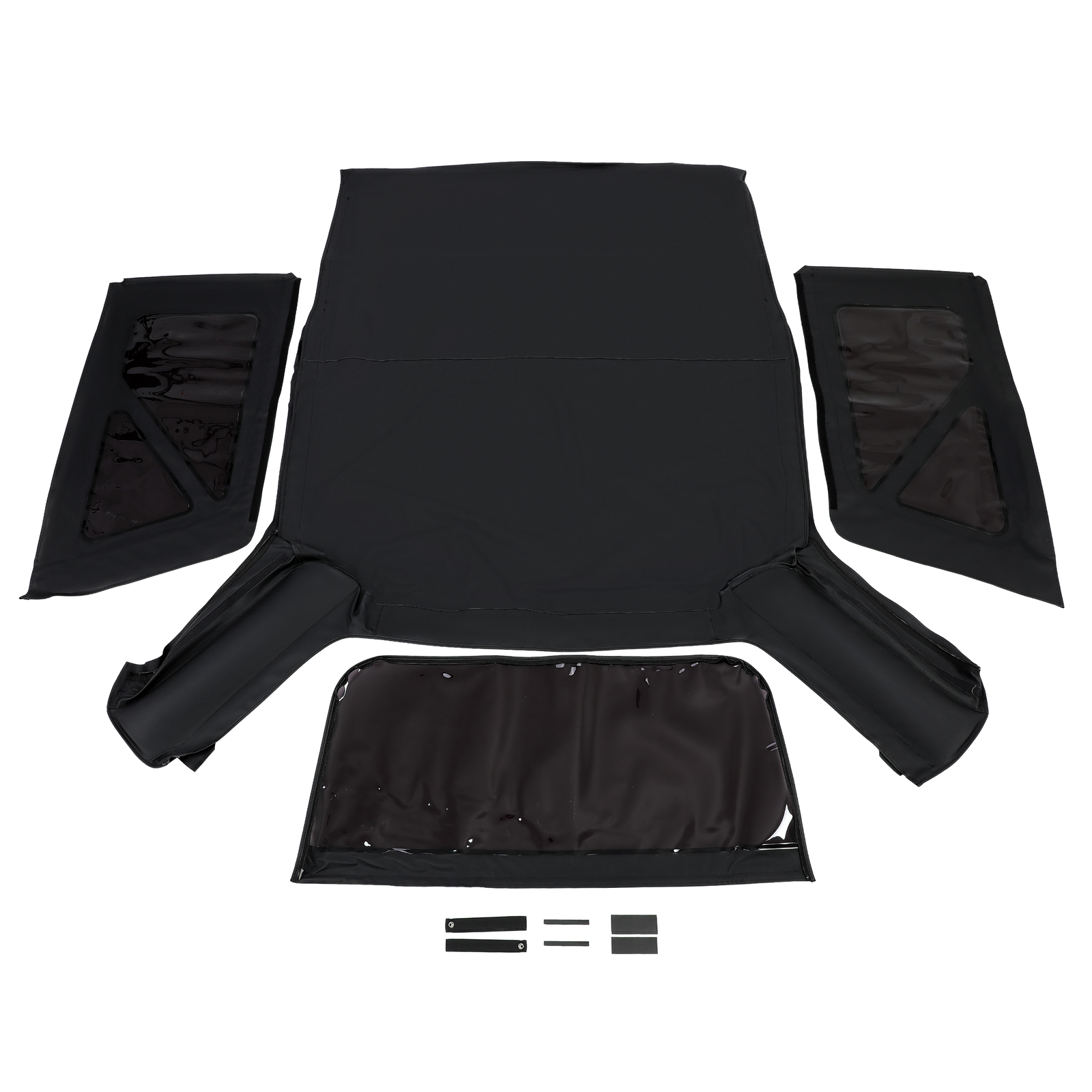 For Jeep Wrangler 2 door models 2007-2018 Replacement Tinted Windows & Soft Top