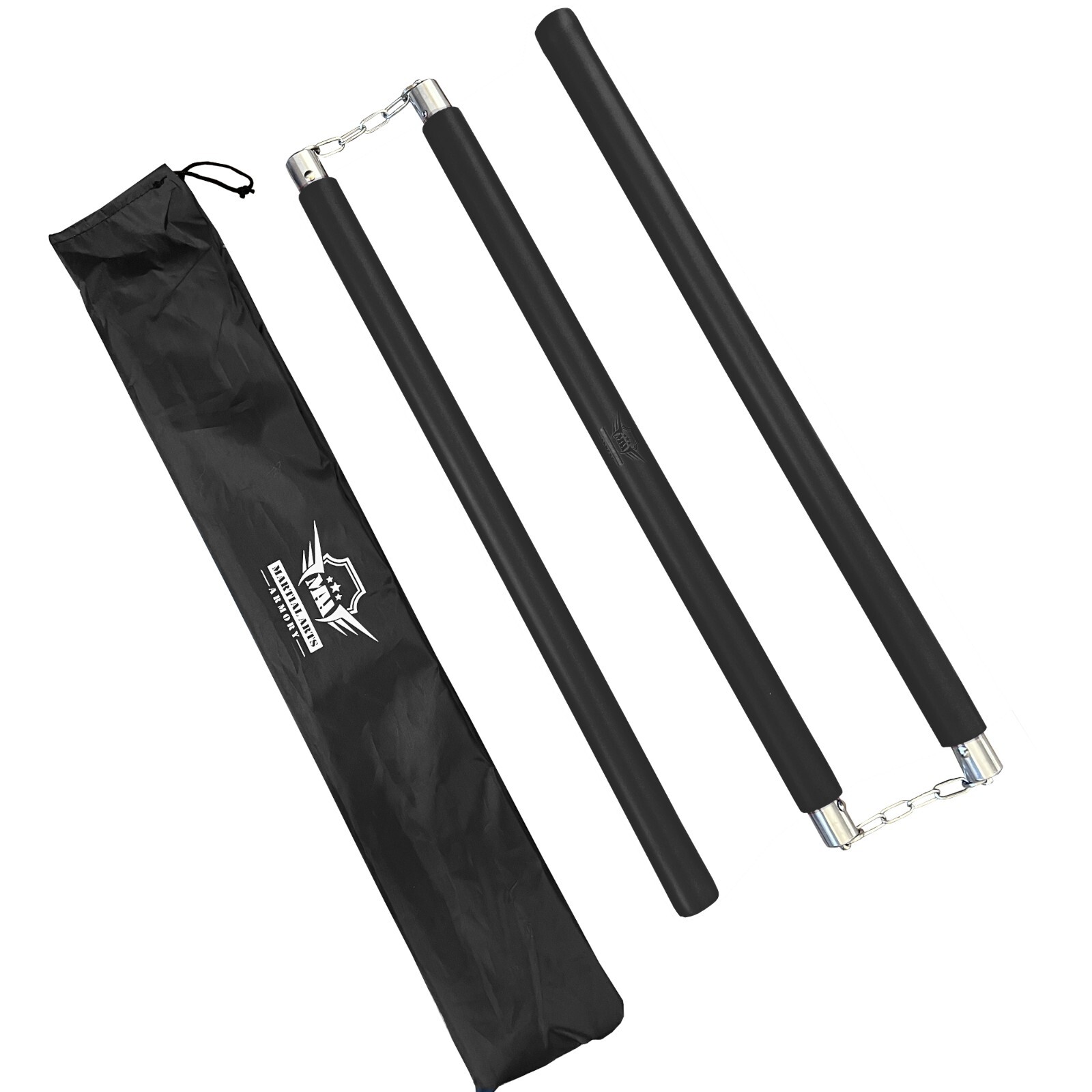 Martial Arts Armory Foam Padded Three Section Bo Staff for Safe Practice