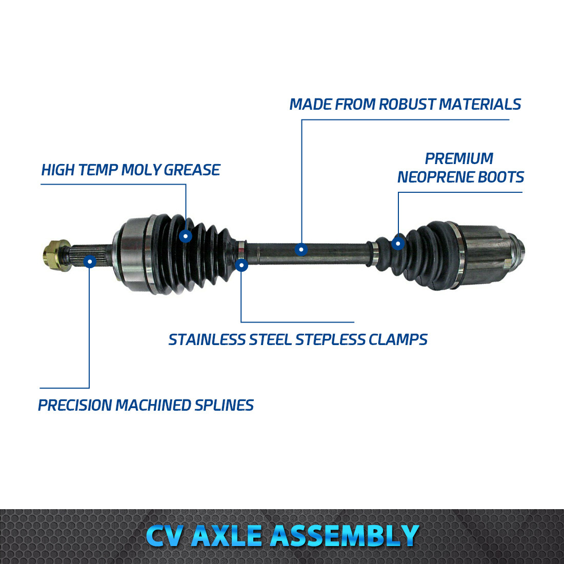 Front Left and Right Side CV Axle Shaft For 2002 2003 2004 2005 2006 Honda CR-V