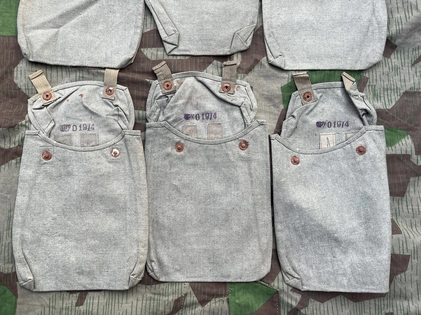 ORIGINAL WWII WW2 German Gas Cape/Gas Sheet Bag Wehrmacht UNISSUED NOS