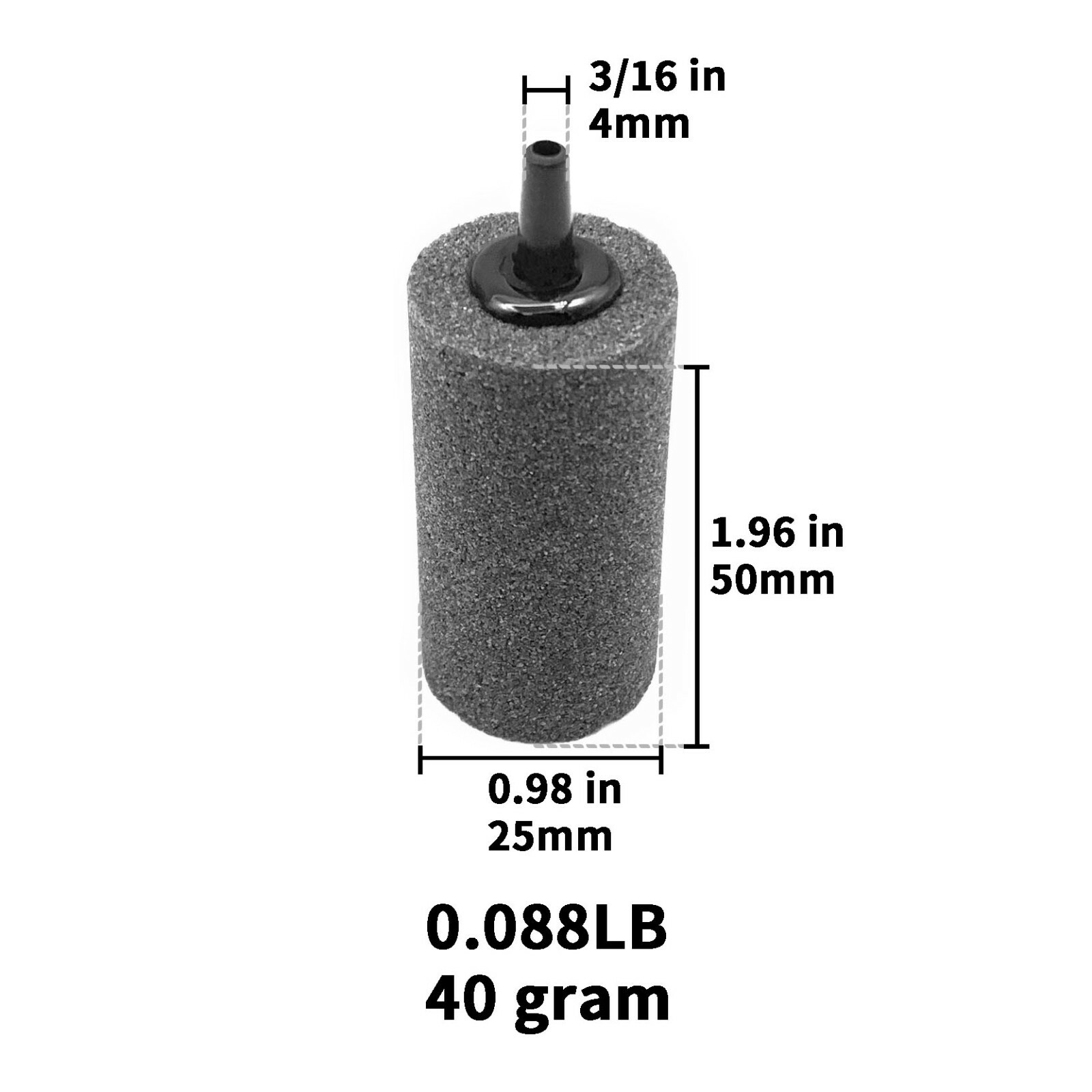 Air pump for Hydroponics, 2 Outlets,127 GPH,480 L/H, 5 Watt, Adjustable Airflow