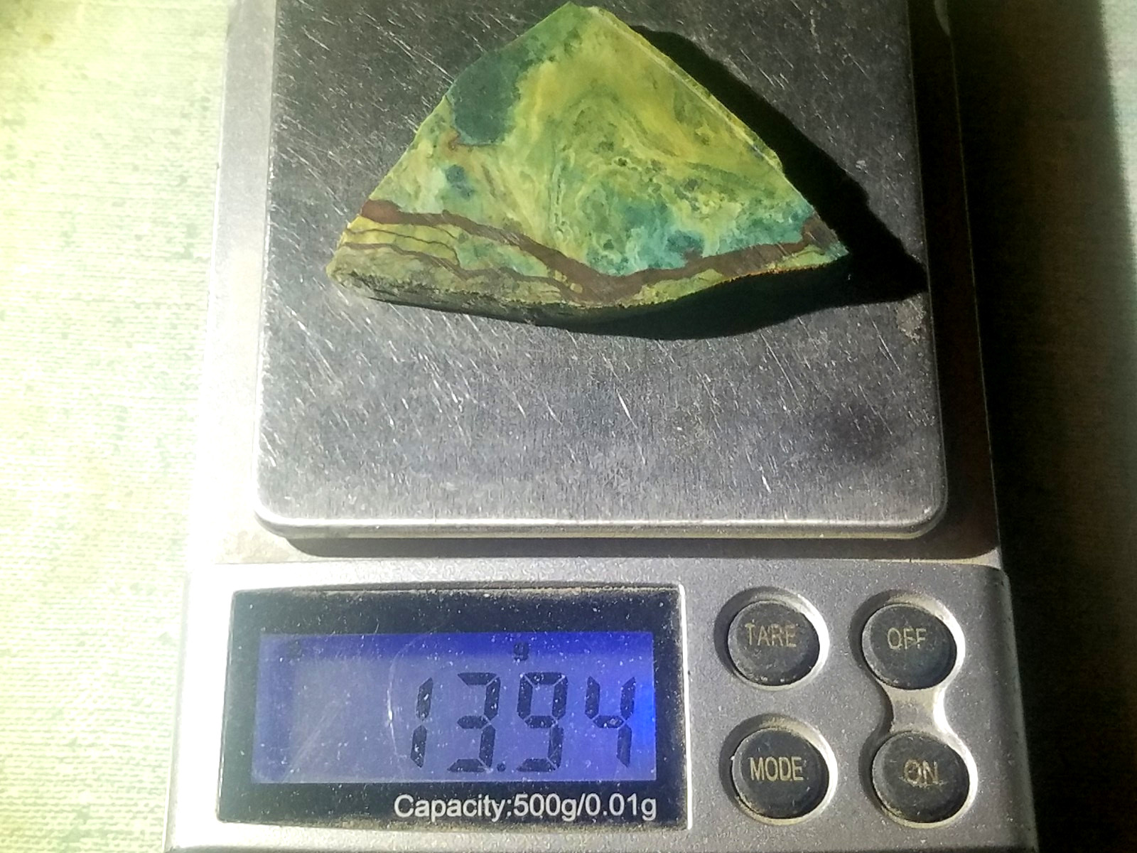 AAA Oregon Vistaite Jasper Slab VIBRANT COLORS Cabochon Gemstone Lapidary DzT051