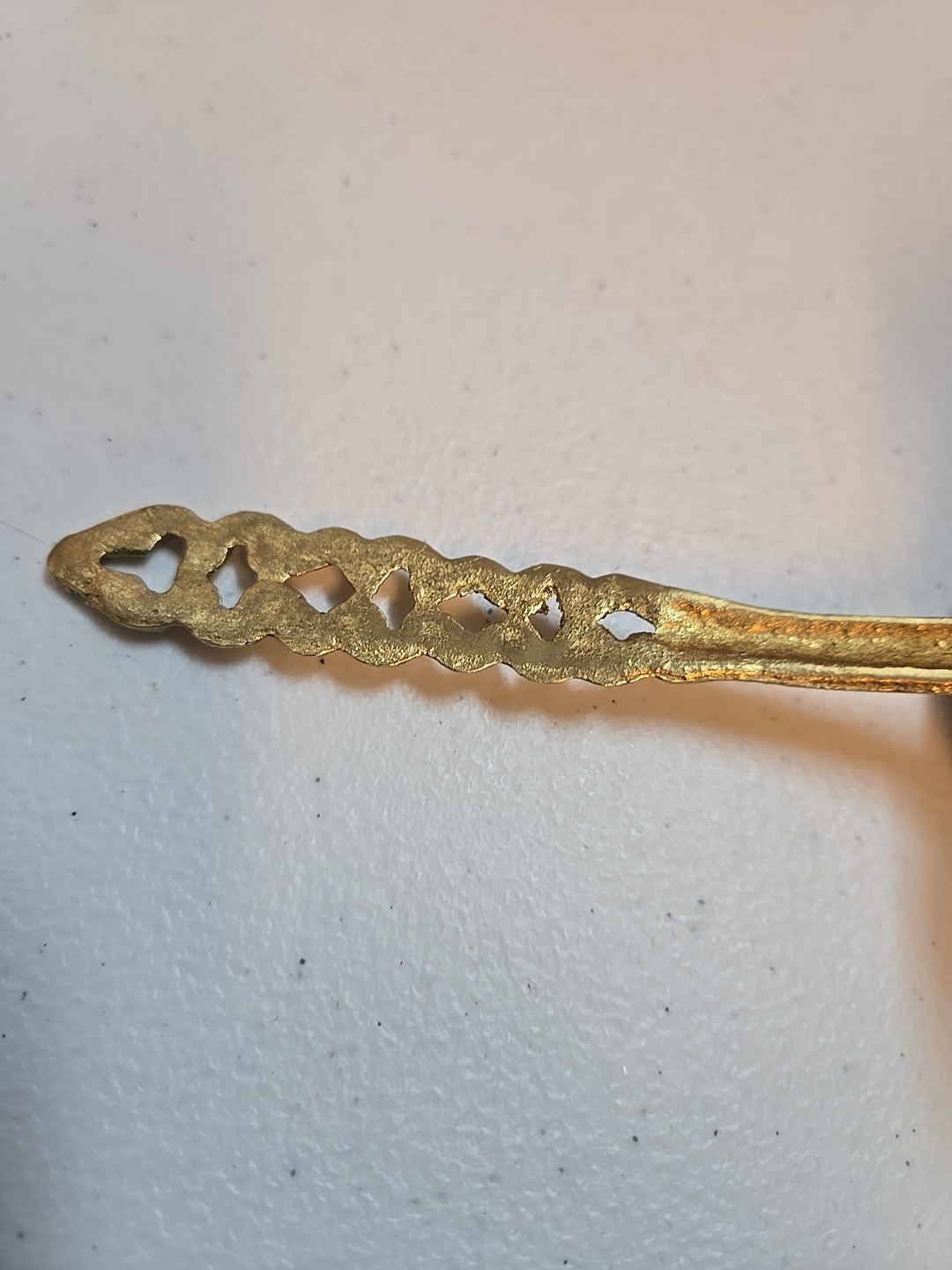 Vintage Style Hammered Copper Turkish Coffee Pot w/ Brass Handle