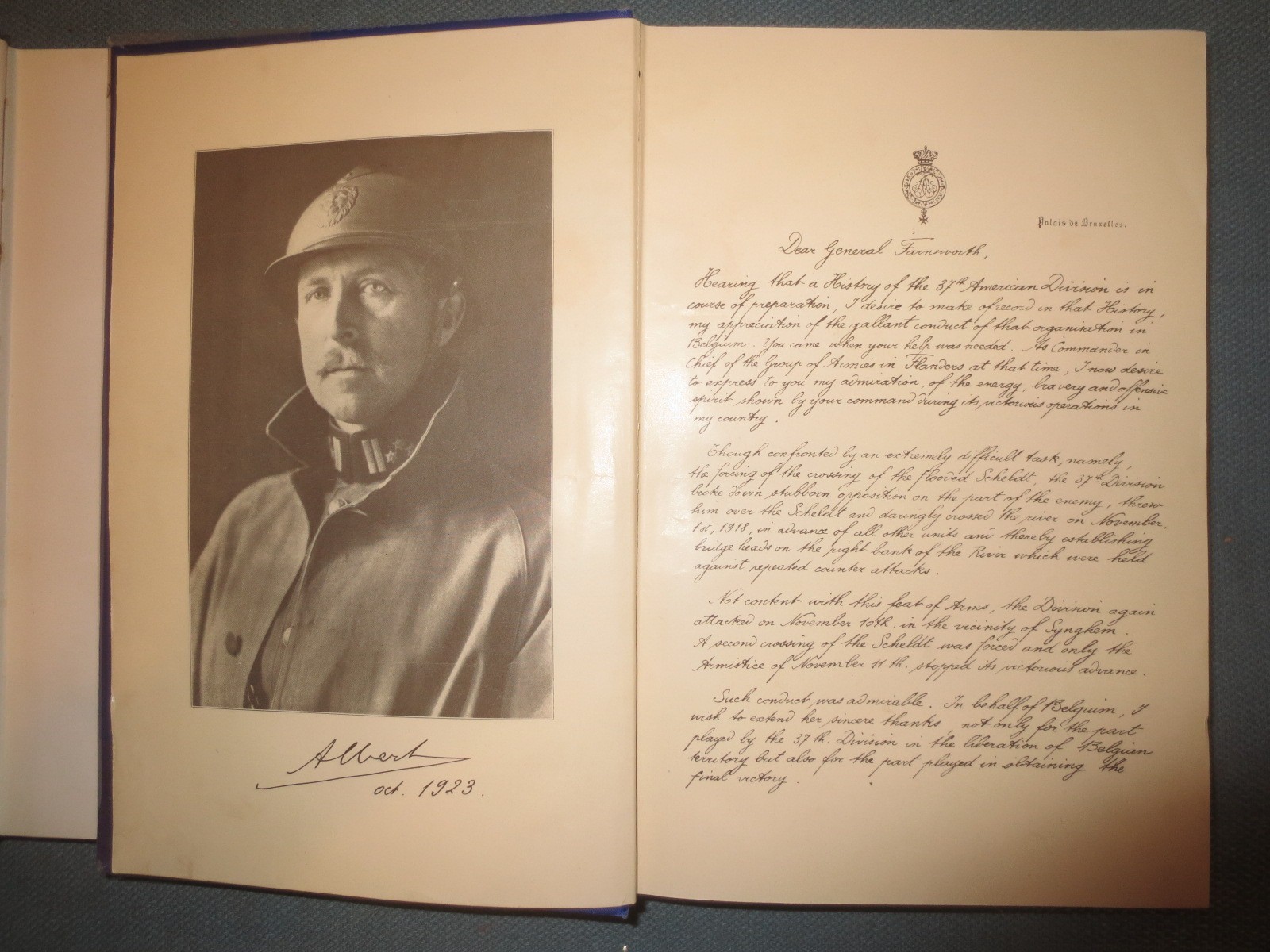 WW1: The 37th Div In The World War 1917-18, WWI Unit History, Vol 1 & 2-w 9 Maps