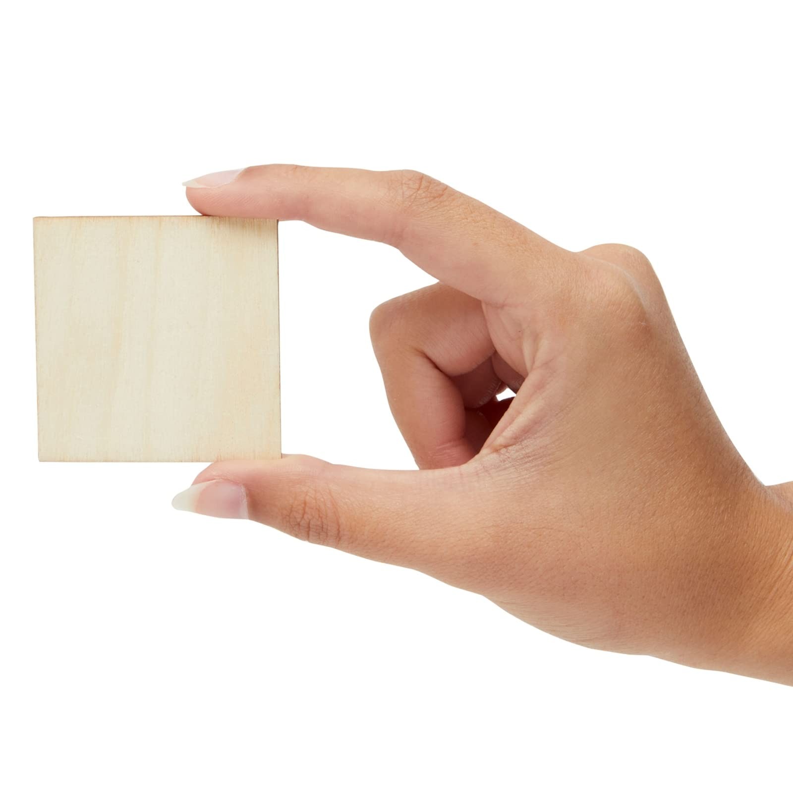 Juvale Wood Squares for Crafts - 60 Pack, 2 x 2 60 2 x 2 Inches, 2 X 2
