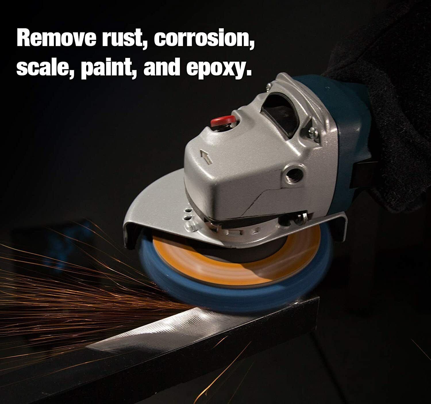 3PCS Poly Strip Clean Disc 4-1/2" x7/8" Easy Paint Stripping Rust Removal Wheels