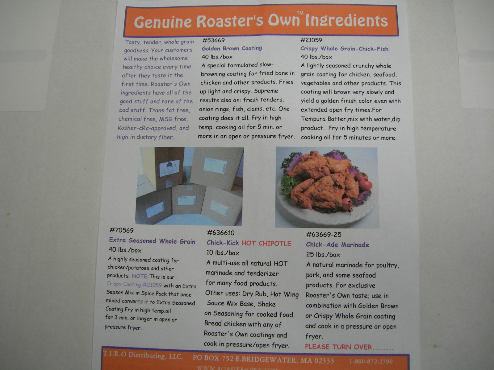 40 LB. Box Wicked Crispy Breading Coating Chicken Fish Pressure fryer Restaurant