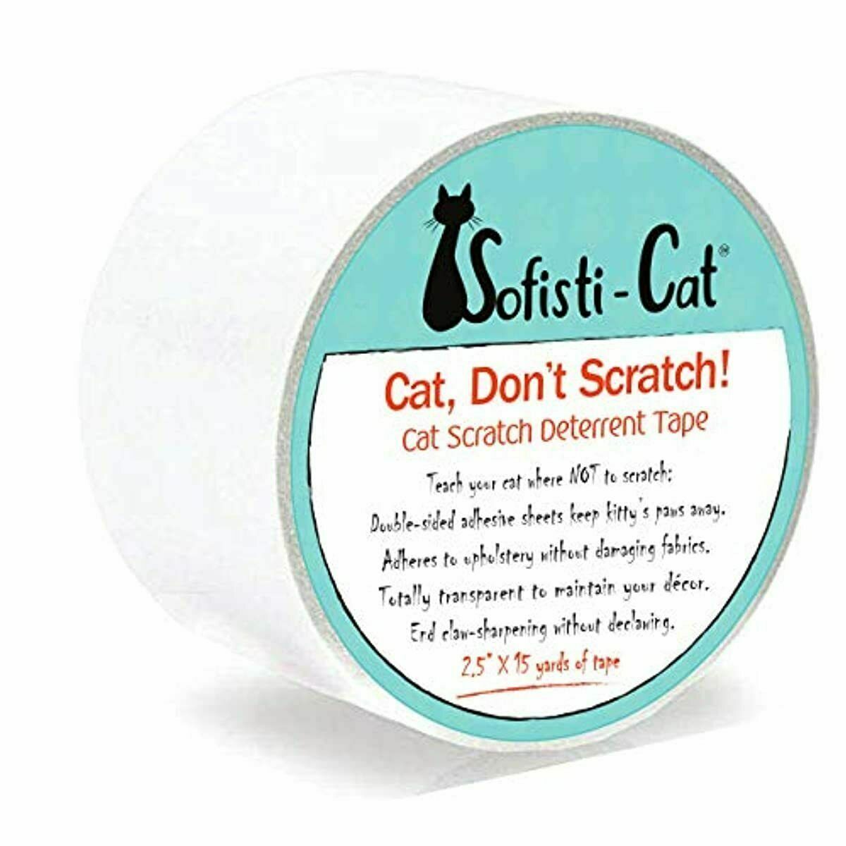 Sofisti-Cat Scratch Deterrent Tape - Clear Double-Sided Training