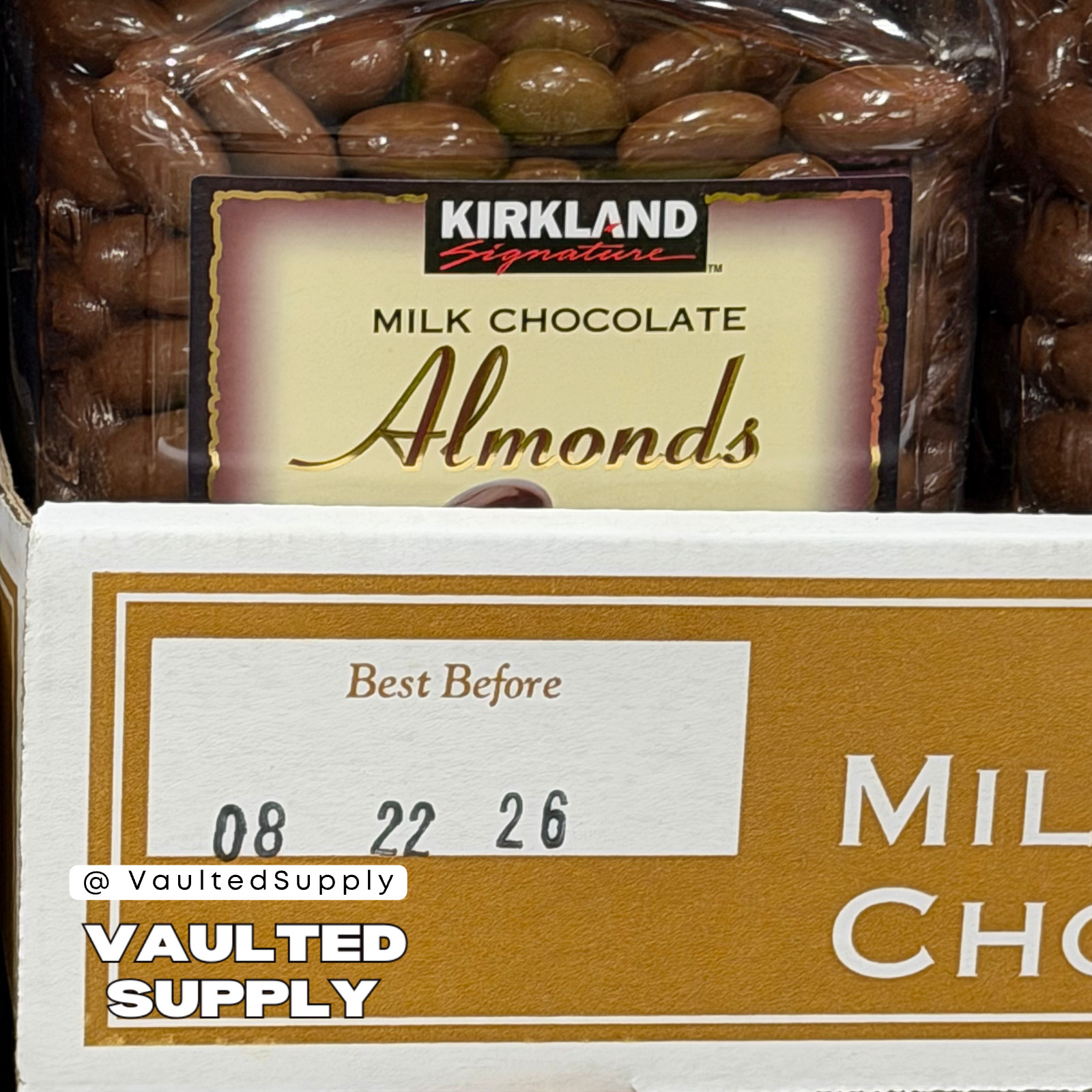 Kirkland Milk Chocolate Almonds 3 lb Each (2 Pack) – Fresh Costco Bulk Chocolate
