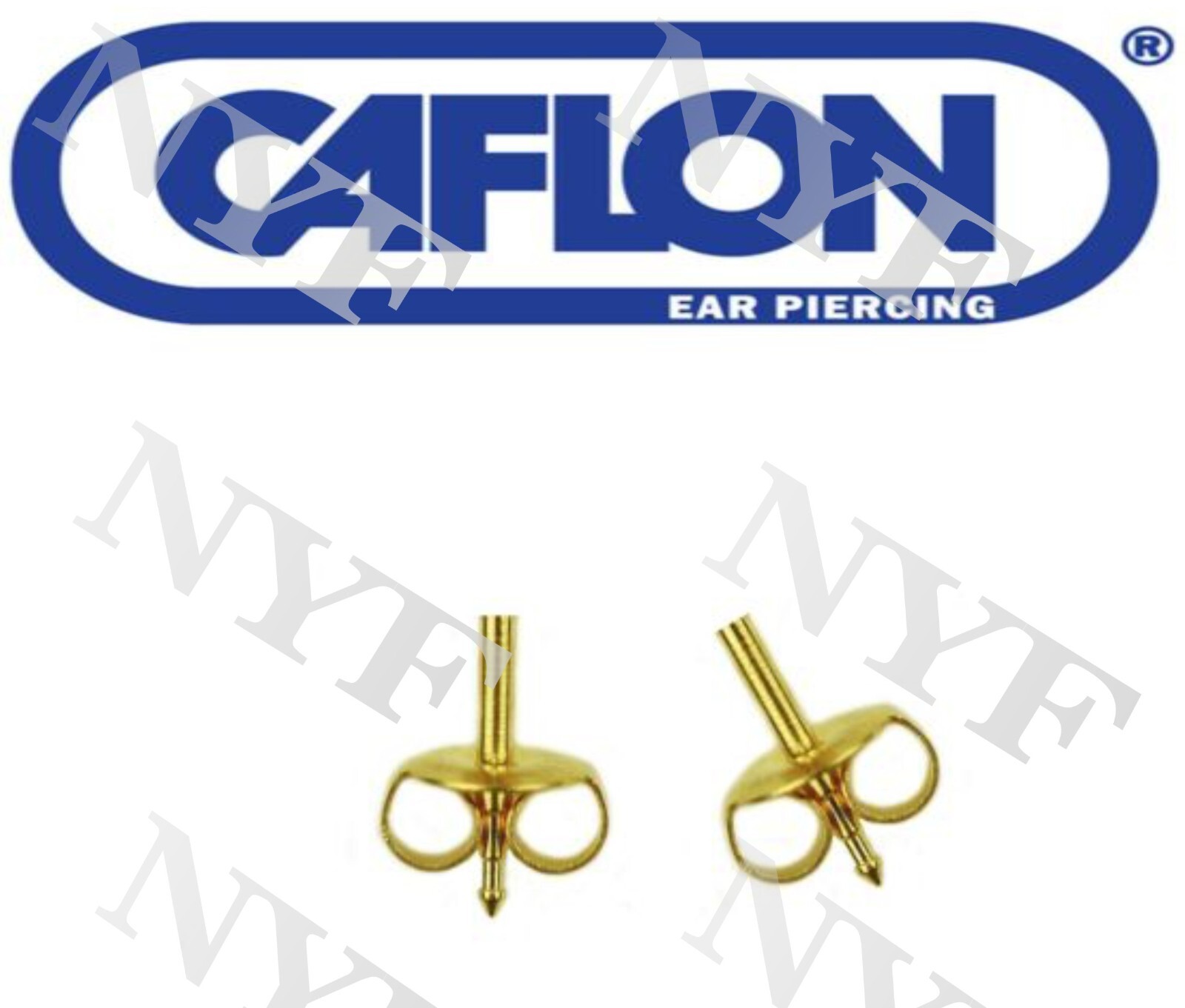 Ear Piercing Earring Studs 1 pr or 12 prs Caflon Studex Sterile Surgical Steel