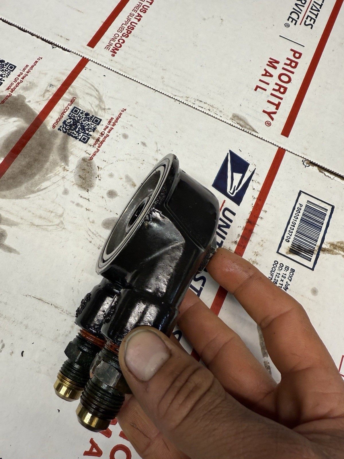 Volvo Penta oil filter adapter 3860059