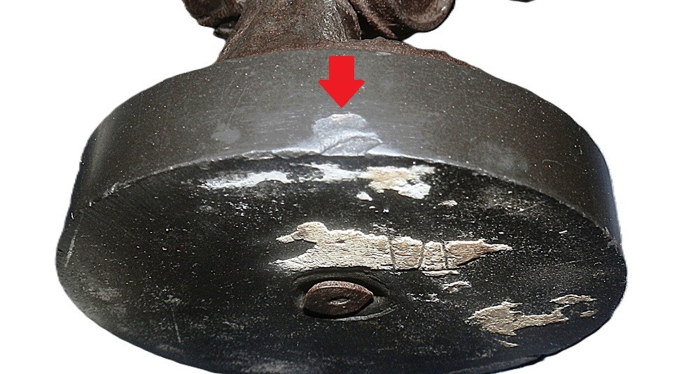 Antique Bronze Cherub Child Drummer Statue