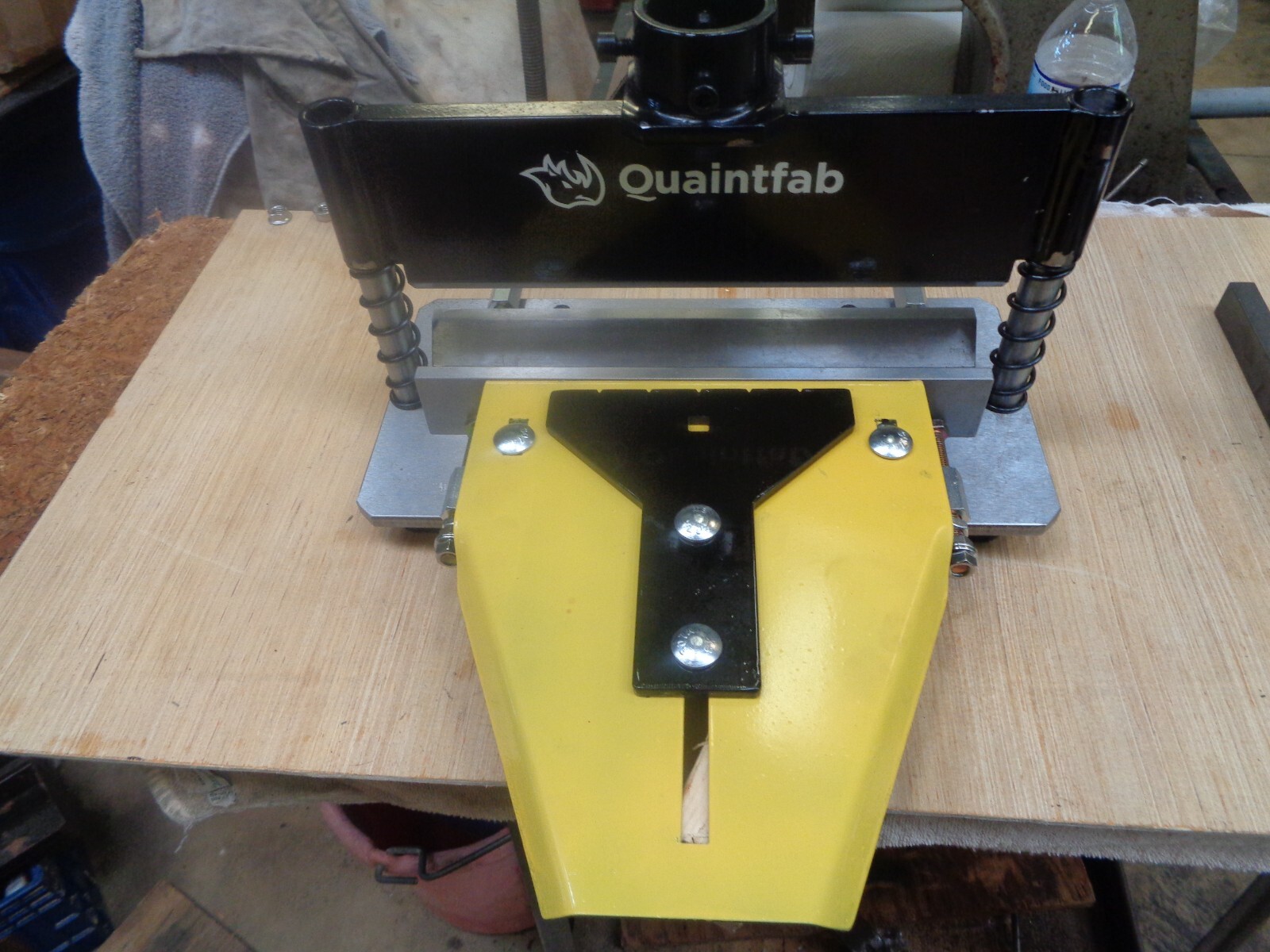 Die Table with Stop for your 20 Ton Shop Press 12" Press Brake Attachment