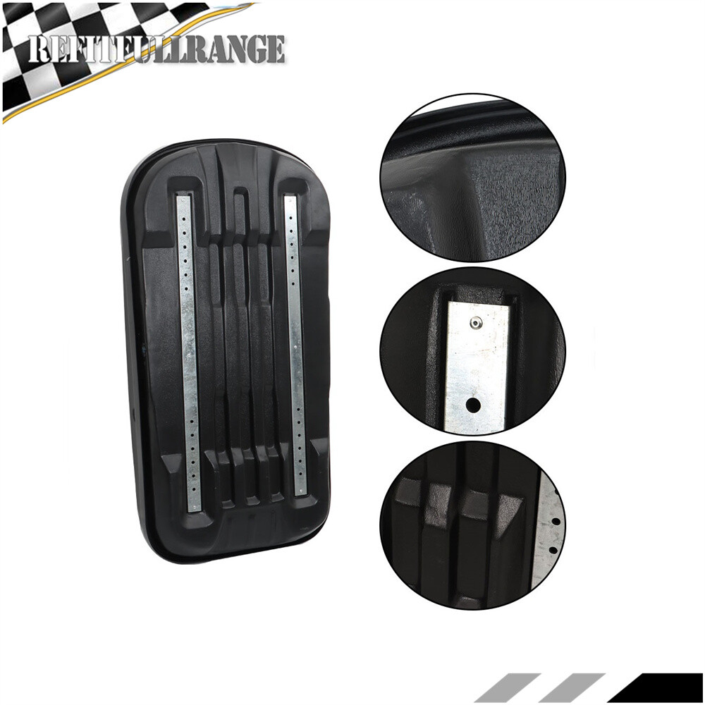 14 ft³ Heavy Duty ABS Vehicle Roof Top Storage Box Cargo Luggage With 2 Locks