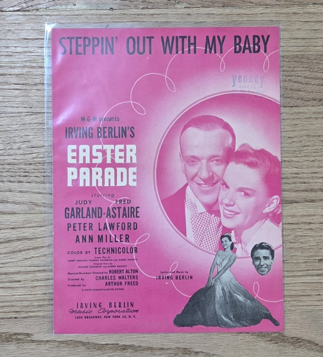 (4) Vintage Judy Garland Music Sheets Lot