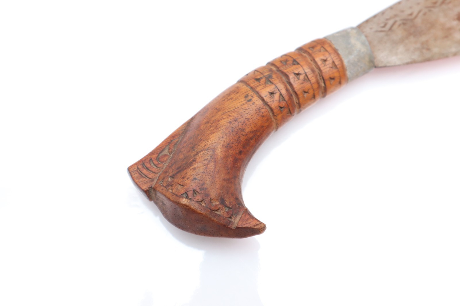 Vintage WWII Filipino Philippines Palang Bolo Knife/Sword w/Wood Sheath Antique-