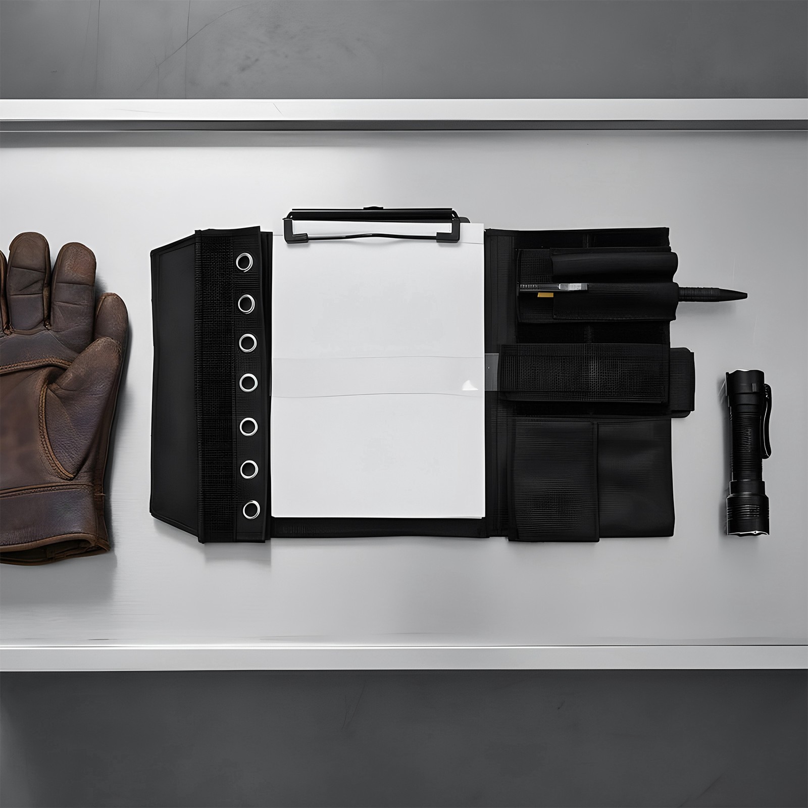 Pilot Kneeboard 7-Slots Knee Writing Board with Leg Strap Clipboard amicable