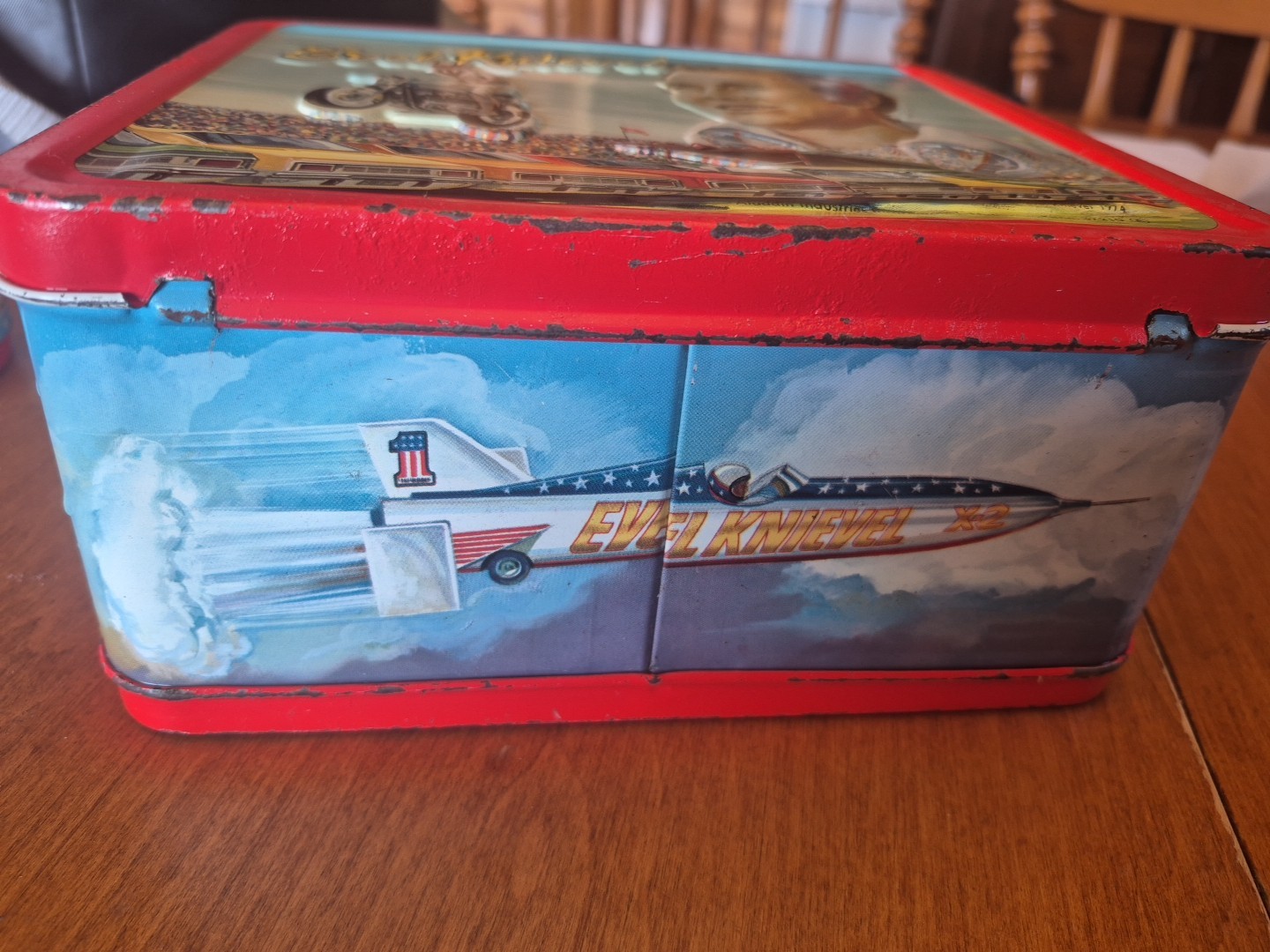 1974 evel knievel lunch box