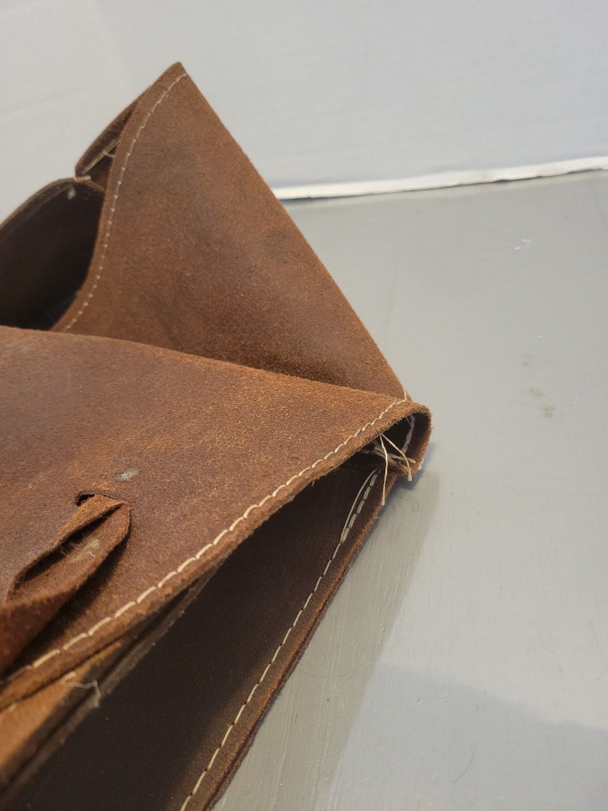 Antique Saddlebags Suede Satchel Style Read