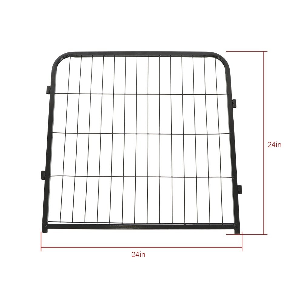 Dog Playpen 24 Inch 16 Panels Heavy Duty Metal Pet Exercise Pen Indoor Outdoor