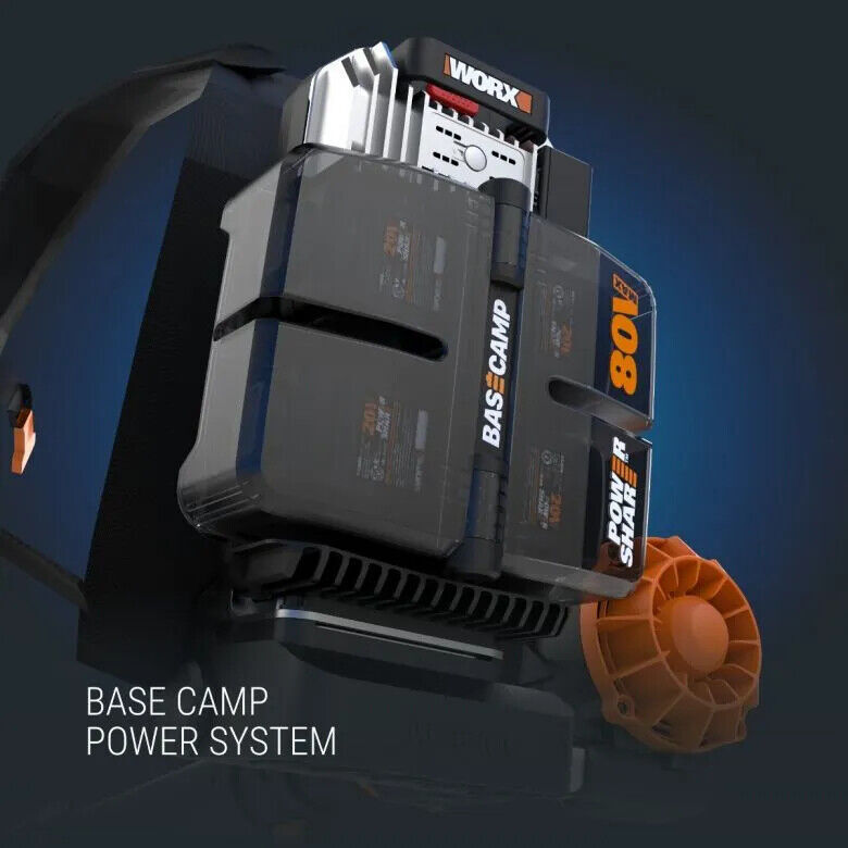 WG572 WORX NITRO 80V Brushless Cordless Backpack Leaf Blower