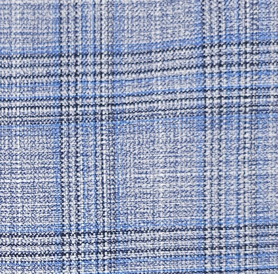 Tommy Hilfiger Mens Modern Fit Sport Coat 36S Light Blue Plaid Flex Stretch NWT