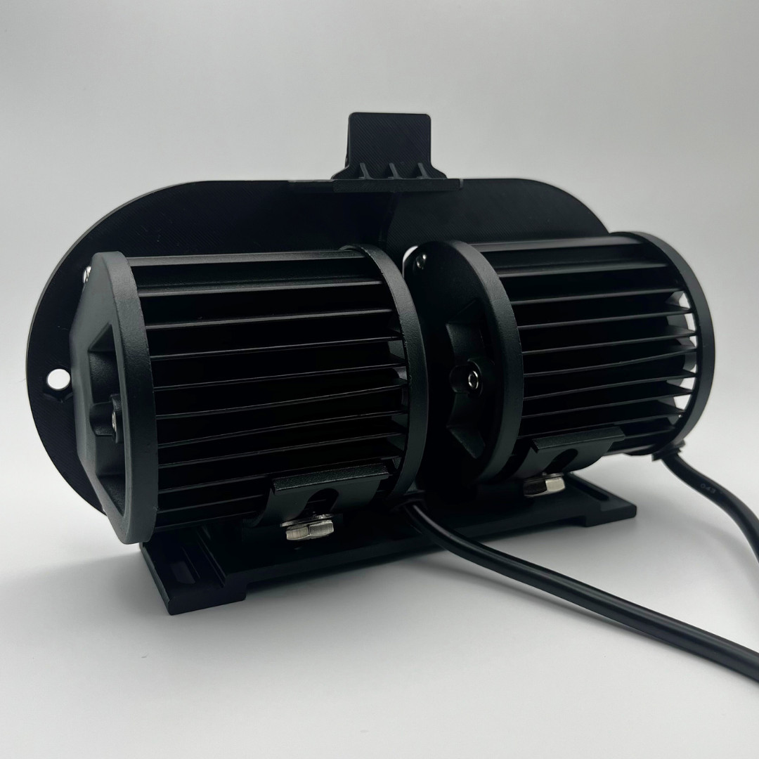 Honda 400ex Headlight ASSEMBLY: Aftermarket Pod light Headlight Assembly