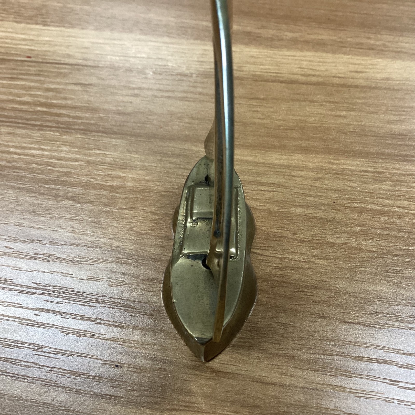 Vintage Decorative Collectible Solid Brass Sail Boat Figurine Sculpture