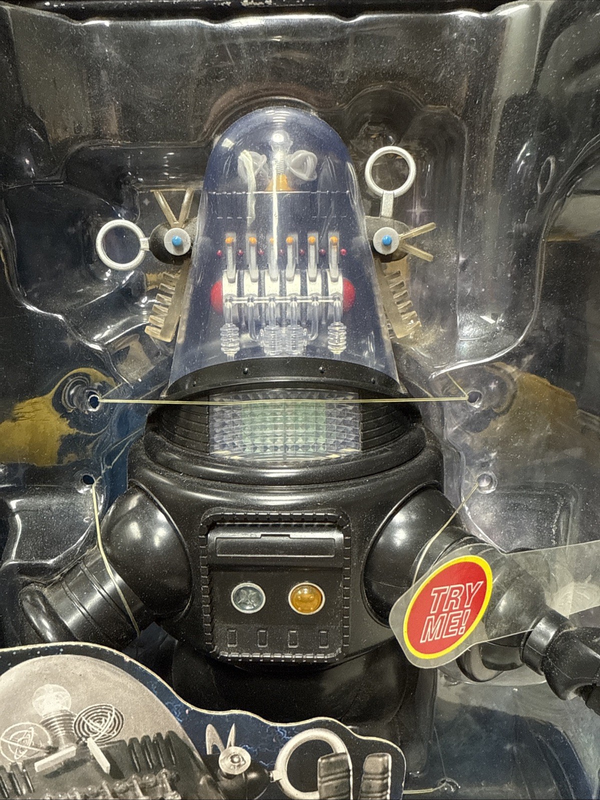 Forbidden Planet Robby The Robot Figure Light & Walking Sound NEW *