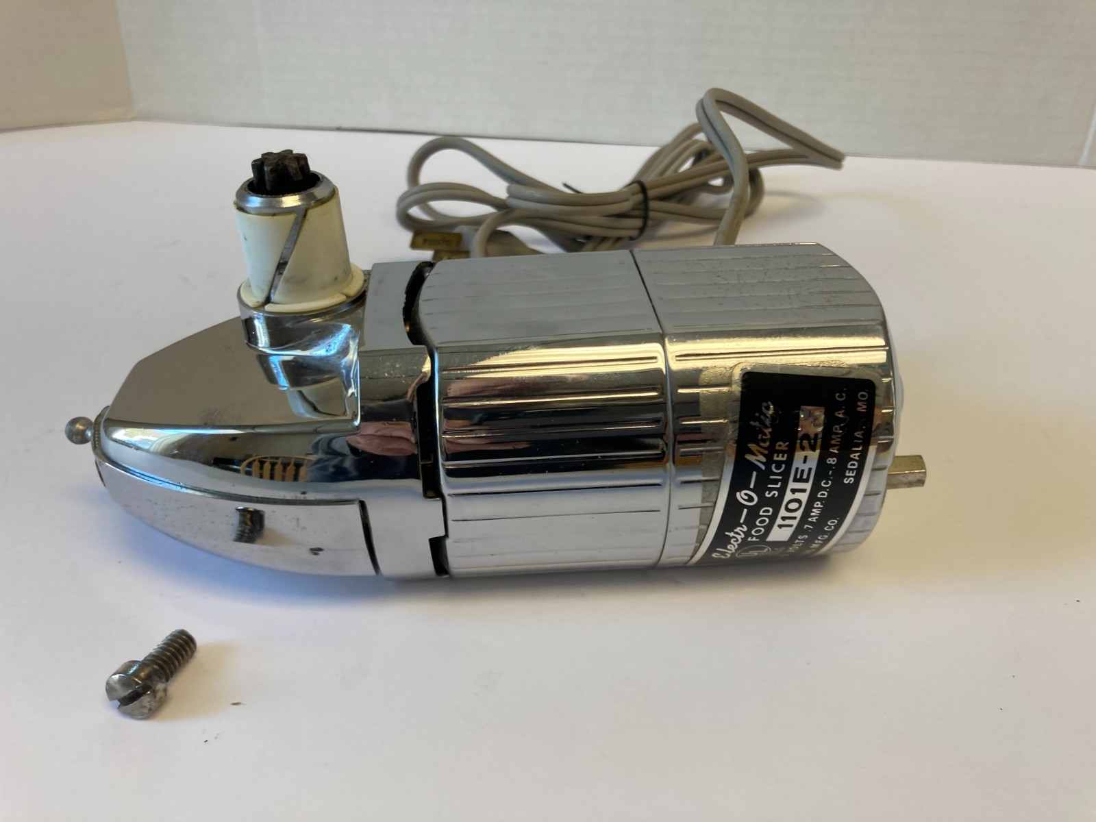 Rival Electr-O-Matic Electric Food Slicer Motor 1101E-2 Motor + Screw VIDEO