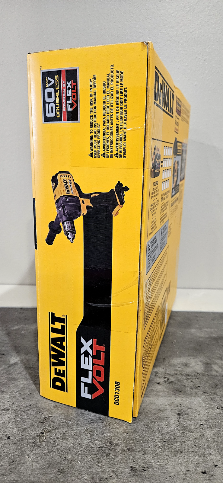 NEW! DeWalt 60V Max FlexVolt Mixer / Drill w/ E-Clutch System DCD130B