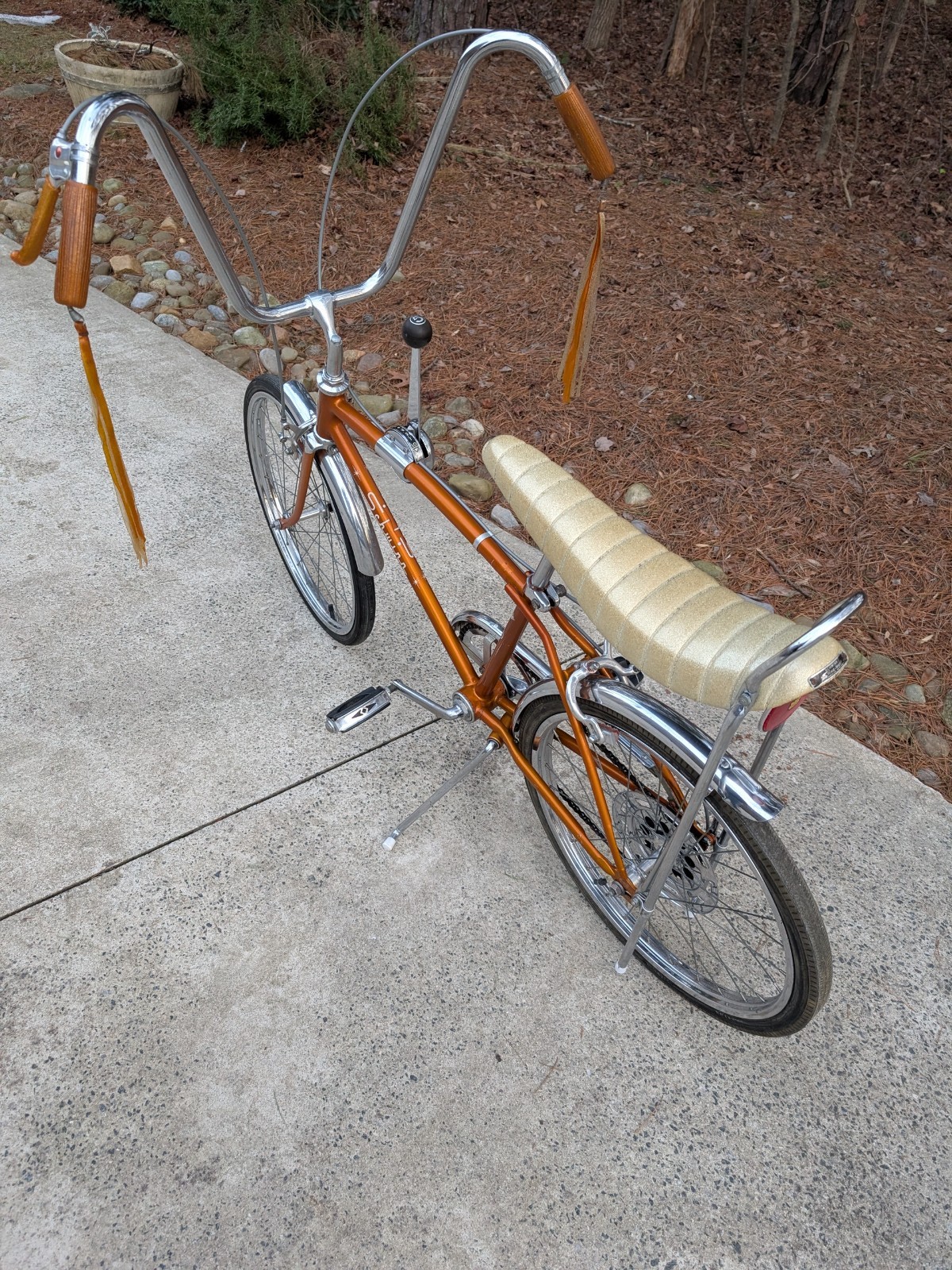 SCHWINN 1966 COPPERTONE Bicycle 5 speed FASTBACK STINGRAY 20 inch Bike ORIGINAL