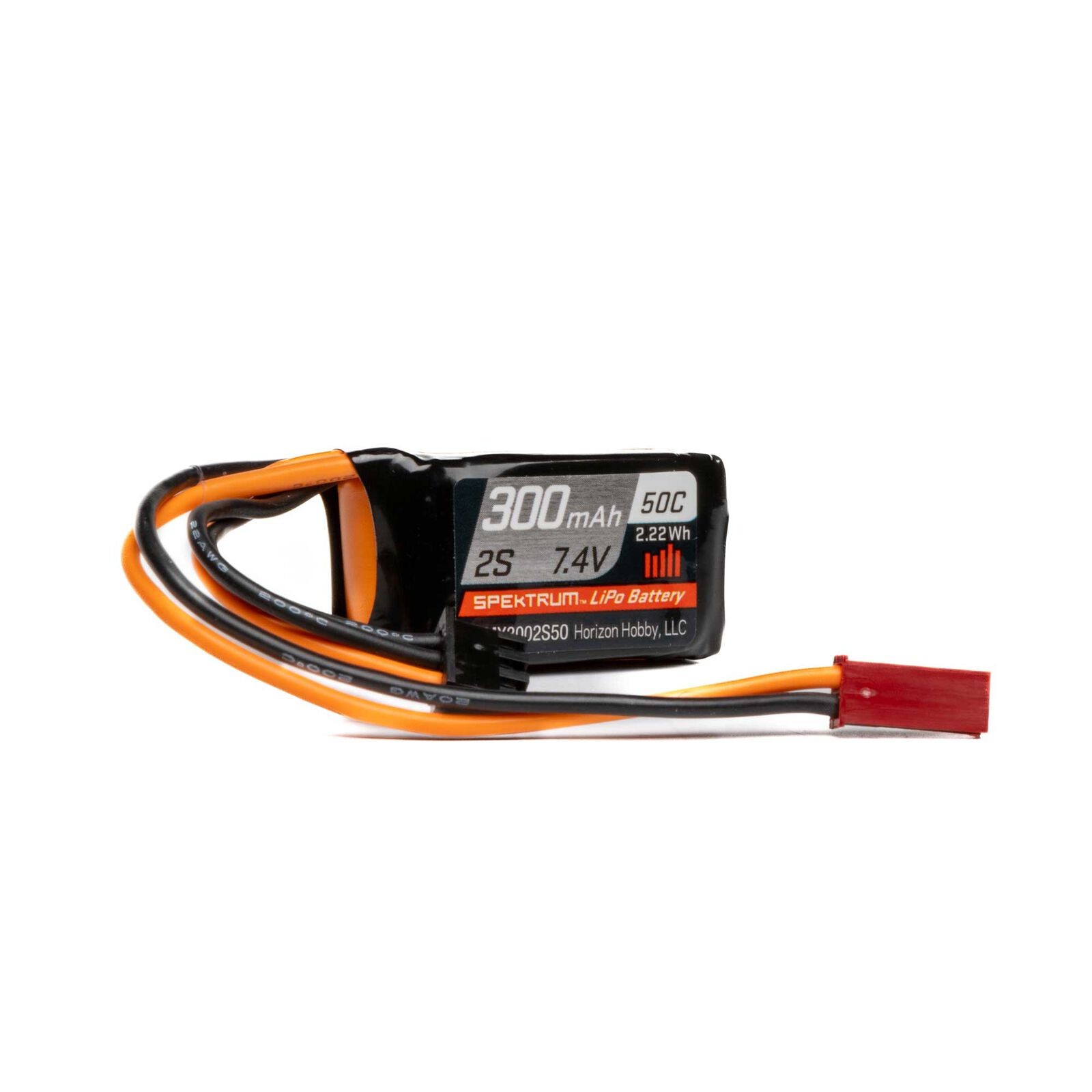 Spektrum SPMX3002S50 - JST-RCY 2S 7.4V LiPo Battery, 50C 300mAh