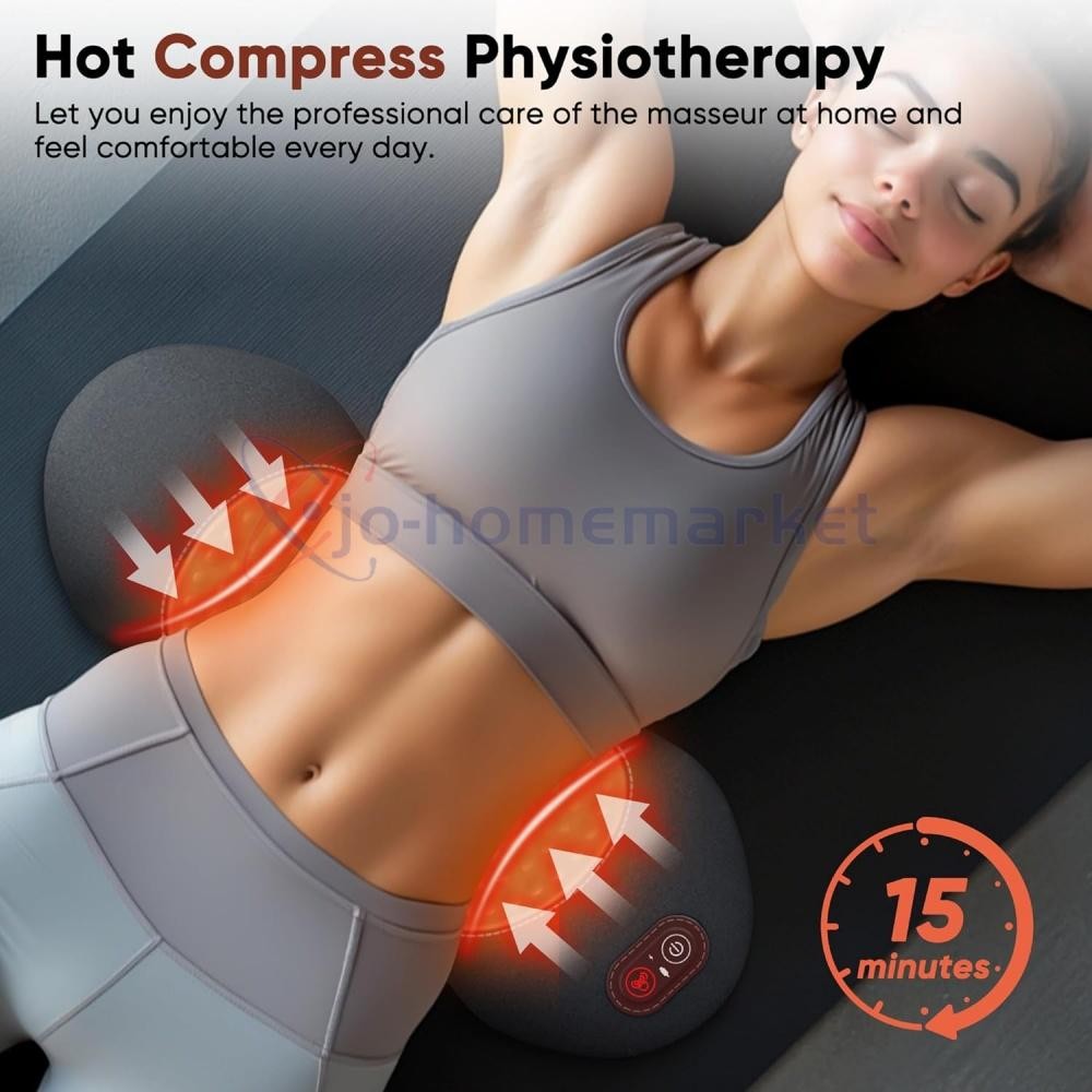 3 In 1 Electric Lumbar Support Pillow Smooth Spine Triple Fusion Back Massager