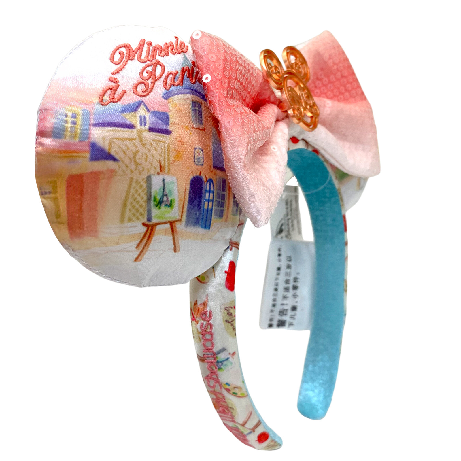 Disney Parks Epcot France World Showcase Minnie Mouse Ears Paris Headband 2025