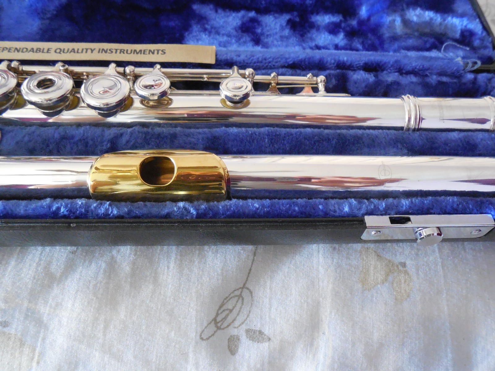 Emerson ELD Reconditioned Open Hole B Foot Sterling Silver Head Flute 3BSH