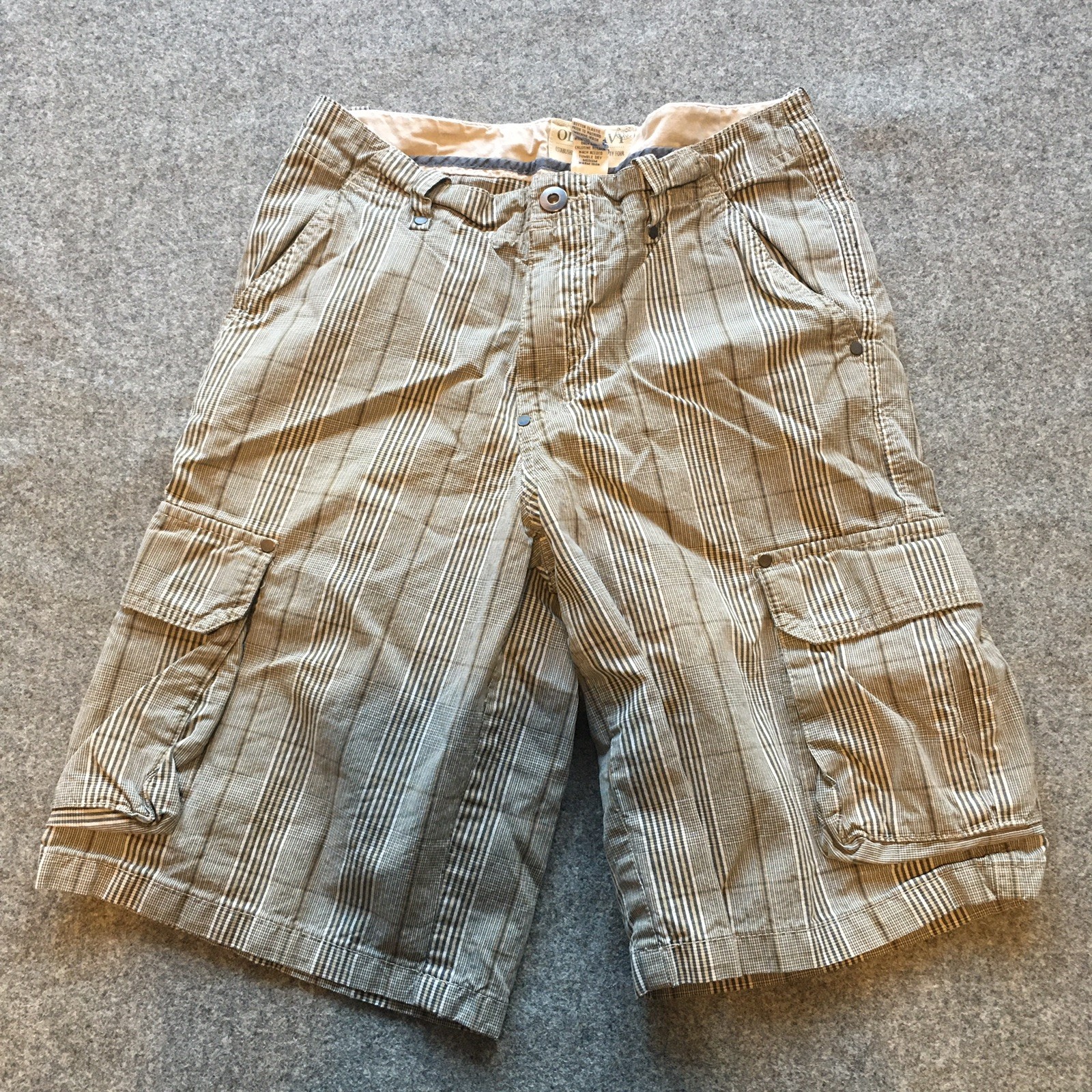 Boys Size 12 Shorts Clothing Lot 3x Summer Cargo Plaid Casual