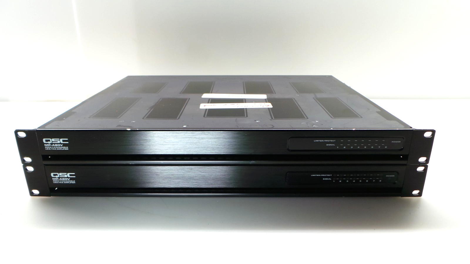 QSC MP-A80V 8-Channels 200W LO-Z/HI-Z Commercial Amplifier - Used - Read